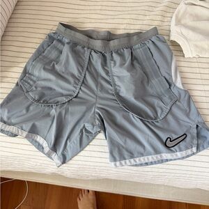 Nike Men's Light Gray Athletic Shorts